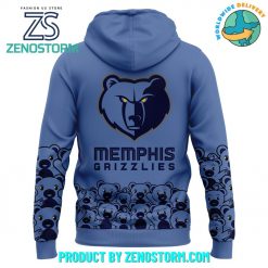 Memphis Grizzlies NBA Robinhood Blue Hoodie Pants Cap