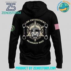 Milwaukee Bucks 2024 Law Enforcement Appreciation Day Hoodie Cap