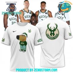 Milwaukee Bucks Just Some Chill Guys White Shirt