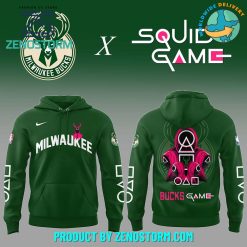 Milwaukee Bucks x Squid Game TV Series Hoodie Set