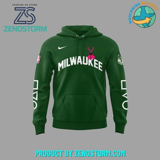 Milwaukee Bucks x Squid Game TV Series Hoodie Set