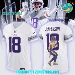 Minnesota Vikings NFL x Justin Jefferson Winter Warrior Football Jersey