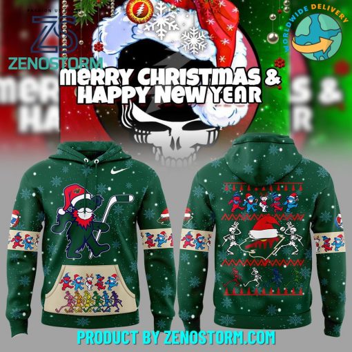 Minnesota Wild Grateful Dead Christmas And Happy New Year Hoodie Set