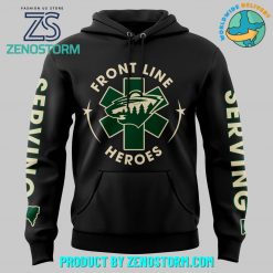 Minnesota Wild x 2025 Front Line Appreciation Night Hoodie, Cap