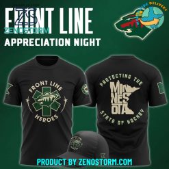 Minnesota Wild x 2025 Front Line Appreciation Night Shirt