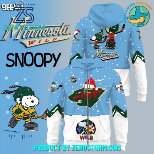 Minnesota Wild x Snoopy Night Nike Hoodie