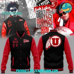 Motuapuaka Utah Utes Football Baseball Jacket