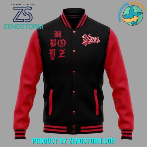 Motuapuaka Utah Utes Football Baseball Jacket