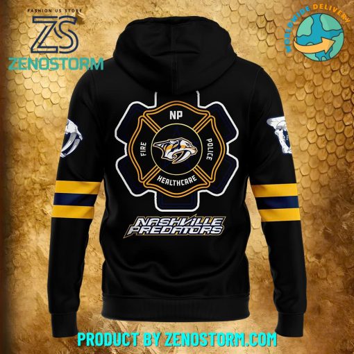 Nashville Predators x 2024 Firefighter Appreciation Night Hoodie