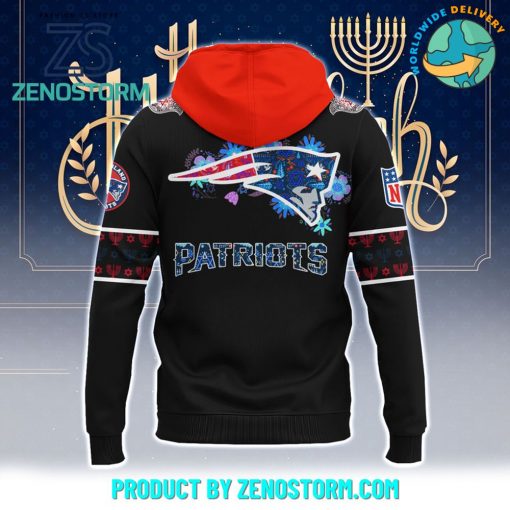 New England Patriots NFL Happy Hanukkah Holiday New Hoodie