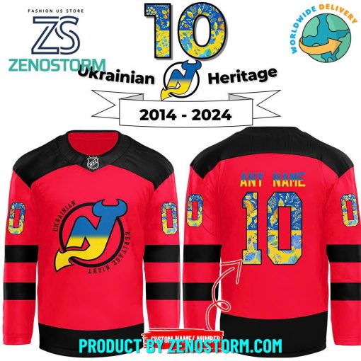 New Jersey Devils Ukrainian Heritage Hockey Jersey