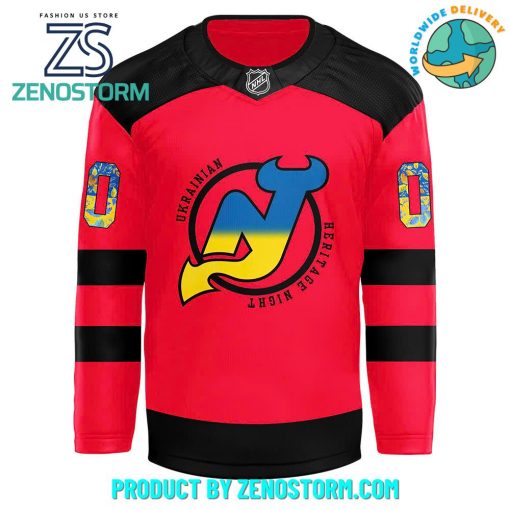 New Jersey Devils Ukrainian Heritage Hockey Jersey