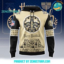 New Orleans Saints NFL Happy Hanukkah Holiday New Hoodie