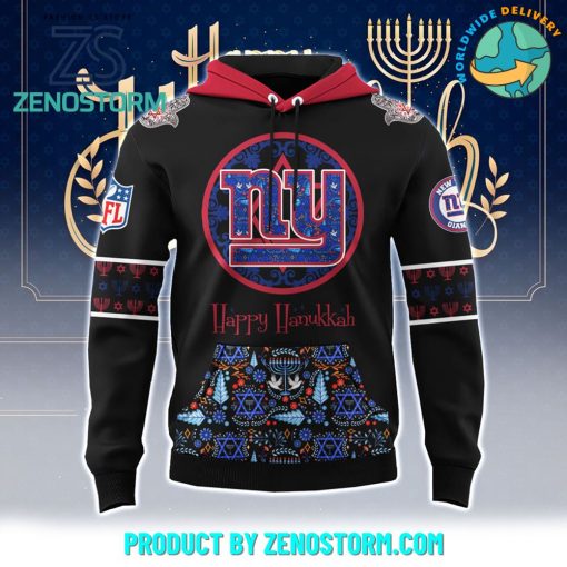 New York Giants NFL Happy Hanukkah Holiday New Hoodie