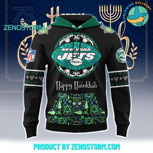 New York Jets NFL Happy Hanukkah Holiday New Hoodie