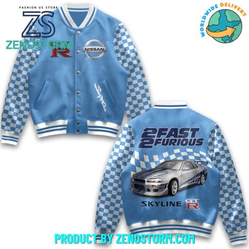 Nissan Skyline GT-R Fast Furious Baseball Jacket