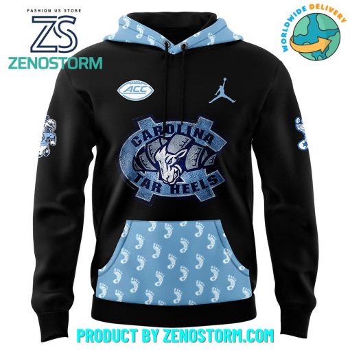 North Carolina Tar Heels Football 2024 Throwback Black Hoodie