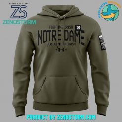 Notre Dame Football Thyme Freedom Fleece Hoodie 2024