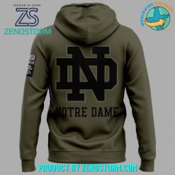 Notre Dame Football Thyme Freedom Fleece Hoodie 2024