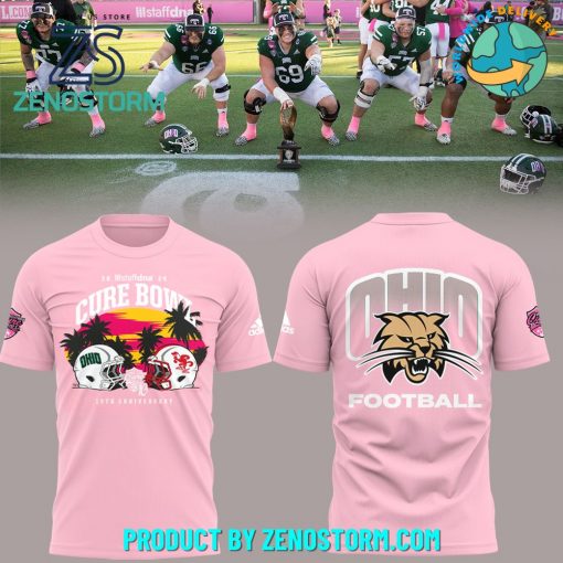 Ohio Bobcats Football 2024 Cure Bowl Champions Shirt