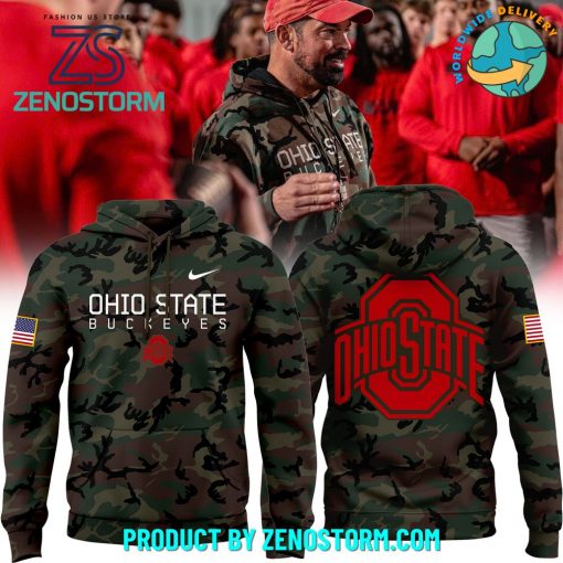 Ohio State Buckeyes Military Appreciation 2024 Hoodie, Cap