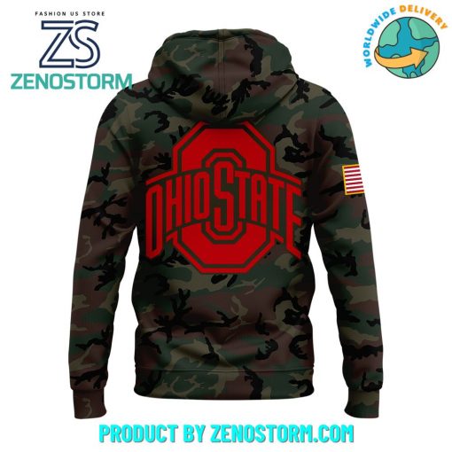 Ohio State Buckeyes Military Appreciation 2024 Hoodie, Cap