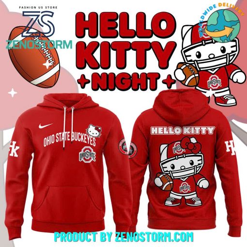 Ohio State Buckeyes x Hello Kity 2024 Hoodie