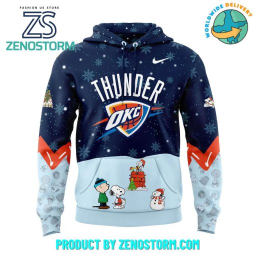 Oklahoma City Thunder Peanuts and Snoopy Nike Hoodie, Pants, Cap