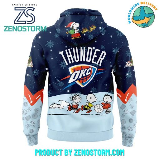 Oklahoma City Thunder Peanuts and Snoopy Nike Hoodie, Pants, Cap