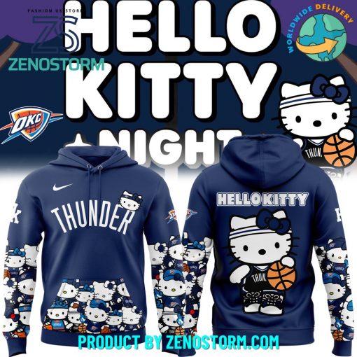 Oklahoma City Thunder x Hello Kitty Nike Hoodie 2024