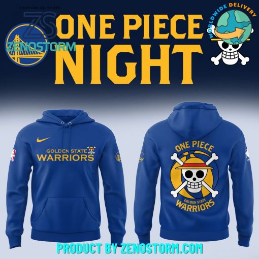 One Piece x Golden State Warriors Hoodie, Pants, Cap