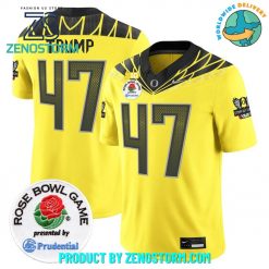 Oregon Ducks Rose Bowl x Donald Trump Yellow Football Jersey