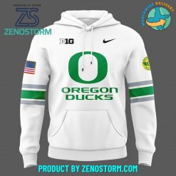 Oregon Ducks x 2024 Firefighter Appreciation White Hoodie