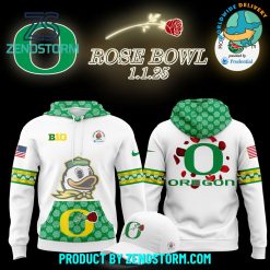 Oregon Ducks x Rose Bowl Game 2025 Hoodie, Cap