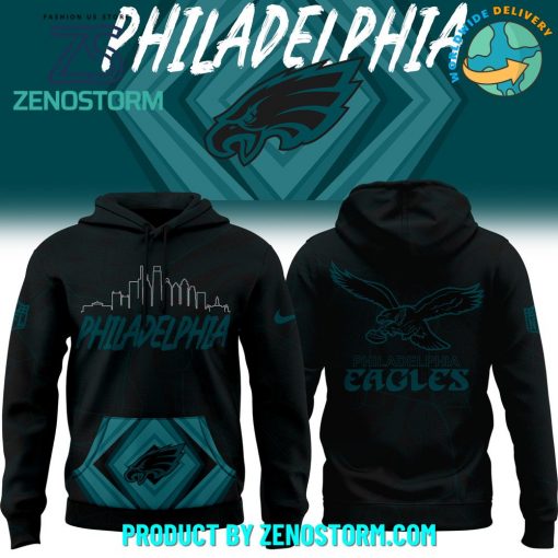 Philadelphia Eagles Black City Edition Hoodie 2024