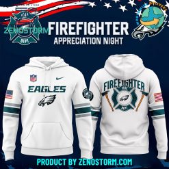 Philadelphia Eagles x 2024 Firefighter Appreciation White Hoodie