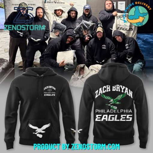 Philadelphia Eagles x Zach Bryan 2024 Hoodie