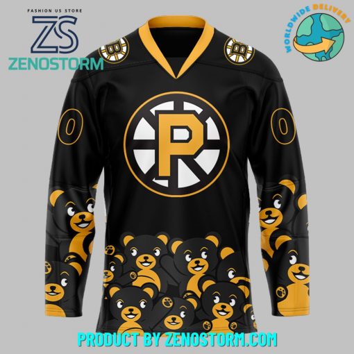 Providence Bruins x Teddy Bear 2024 Hockey Jersey