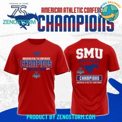 SMU Mustangs 2024 AAC Football Conference Champions Shirt