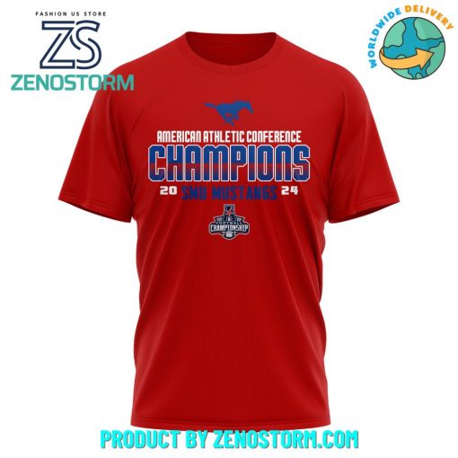 SMU Mustangs 2024 AAC Football Conference Champions Shirt