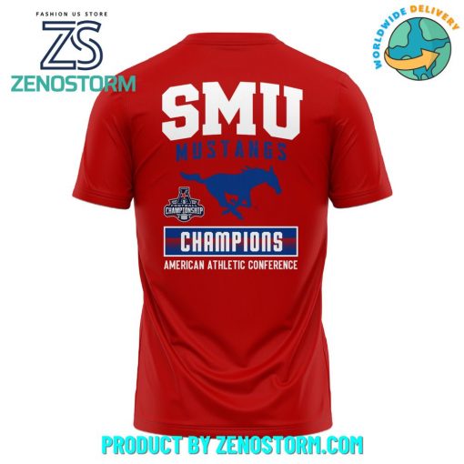 SMU Mustangs 2024 AAC Football Conference Champions Shirt