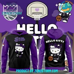 Sacramento Kings 2024 NBA Hello Kitty Hoodie