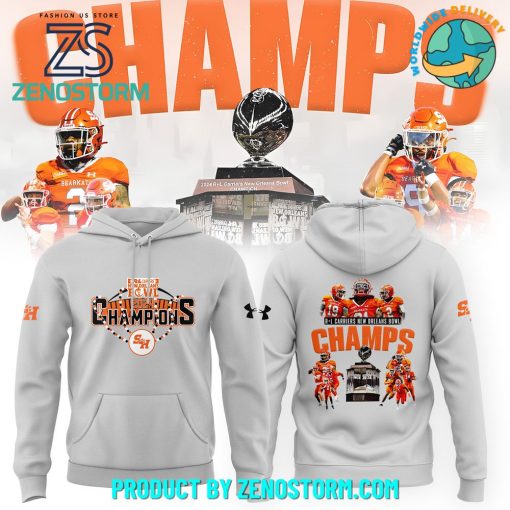 Sam Houston Football Champions R+L Carriers New Orleans Bowl Hoodie