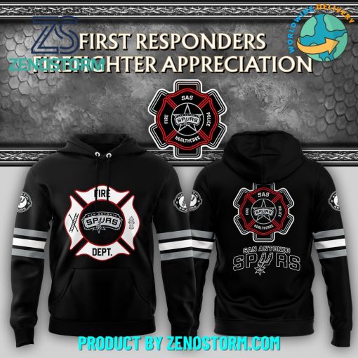 San Antonio Spur x 2024 Firefighter Appreciation Night Hoodie