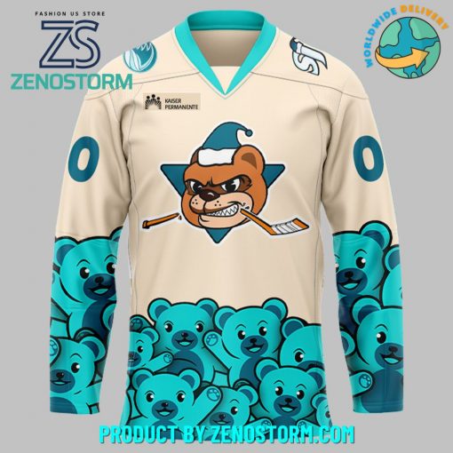 San Jose Barracuda Personalized Hockey Jersey 2024