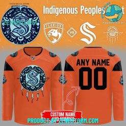 Seattle Kraken Indigenous Peoples Night Customized Hockey Jersey