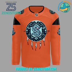 Seattle Kraken Indigenous Peoples Night Customized Hockey Jersey