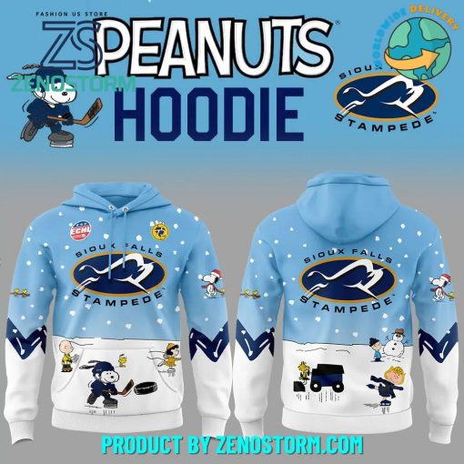 Sioux Falls Stampede Peanuts and Snoopy Hoodie Set