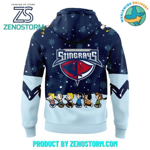 South Carolina Stingrays Peanuts and Snoopy Night Hoodie, Pants, Cap