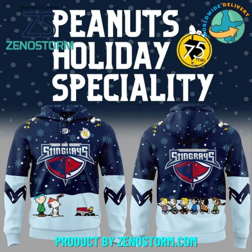 South Carolina Stingrays Snoopy Night Specialty Hoodie